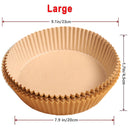 Air Fryer Papel regular, papéis de cozimento antiaderentes Airfryer, forros redo