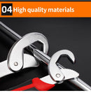 Chave universal para trabalhar madeira, aço inoxidável, reforço, tubo multifunci