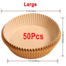 Air Fryer Papel regular, papéis de cozimento antiaderentes Airfryer, forros redo