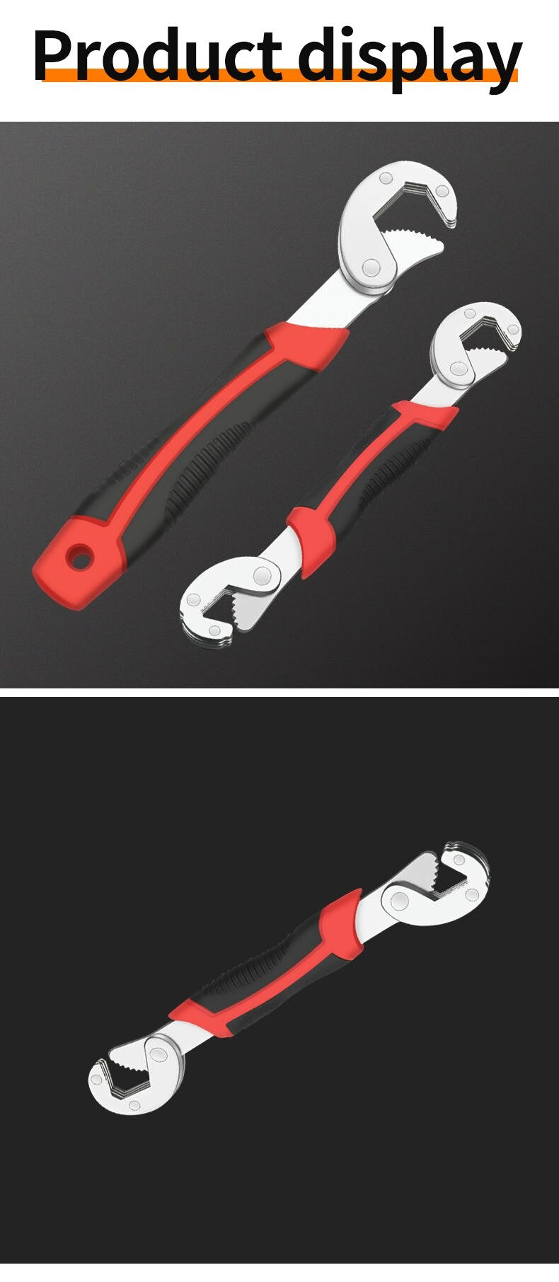 Chave universal para trabalhar madeira, aço inoxidável, reforço, tubo multifunci